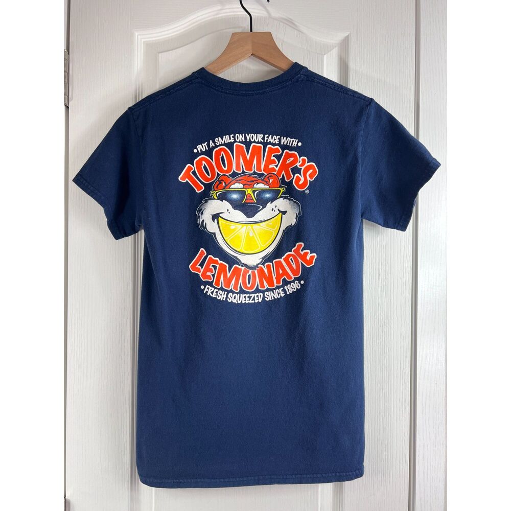 Toomer's Drugs Lemonade Auburn Alabama Navy Blue T Shirt Aubie Adult Size S